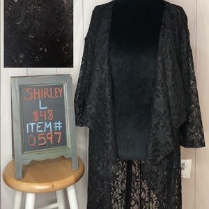 Black Lace Kimono